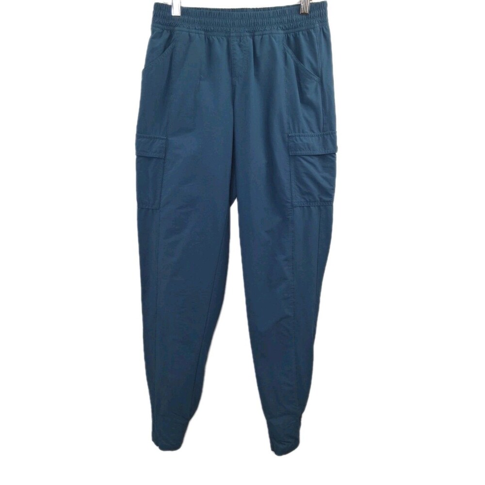 North Face Women's Nylon Cargo Jogger Pants Elastic Waist Outdoor Hiking Sz 4